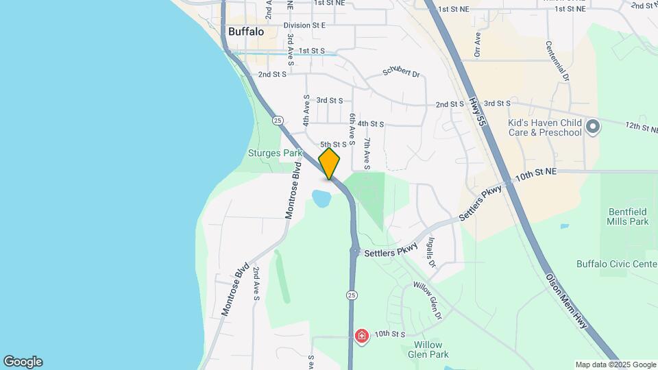 607 Lake Blvd S Map and Location Details