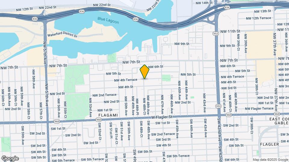 431 NW 48th Ct-Unit -3 Map and Location Details