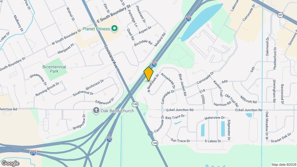 1547 N Redhawk Dr Map and Location Details