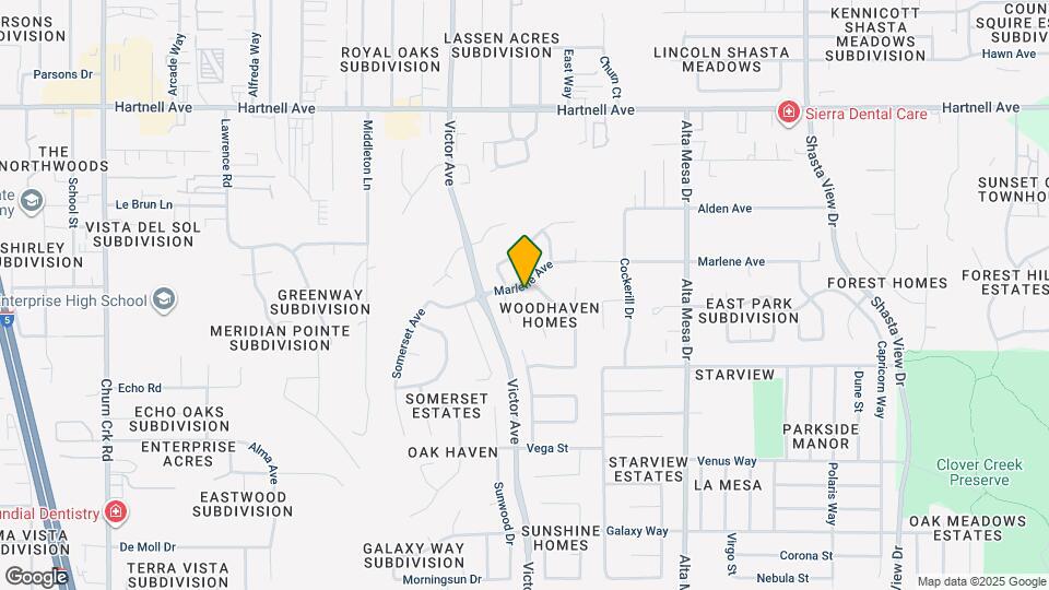 1853 Marlene Ave Map and Location Details