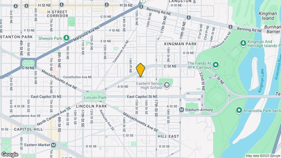 1513 Constitution Ave NE, Unit Apt 2 Map and Location Details