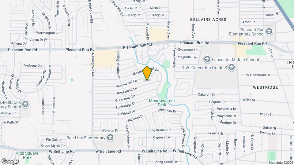 1129 Rosewood Ln Map and Location Details