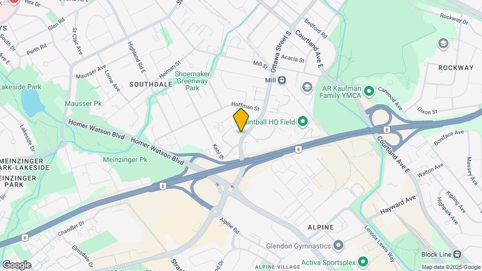 498 Ottawa St S Map and Location Details