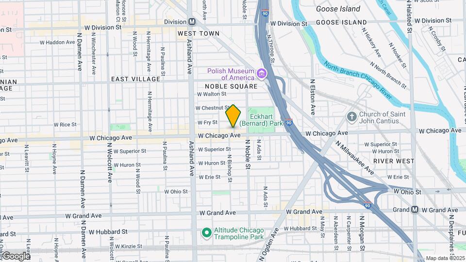 802 N Bishop St, Unit 2A Map and Location Details