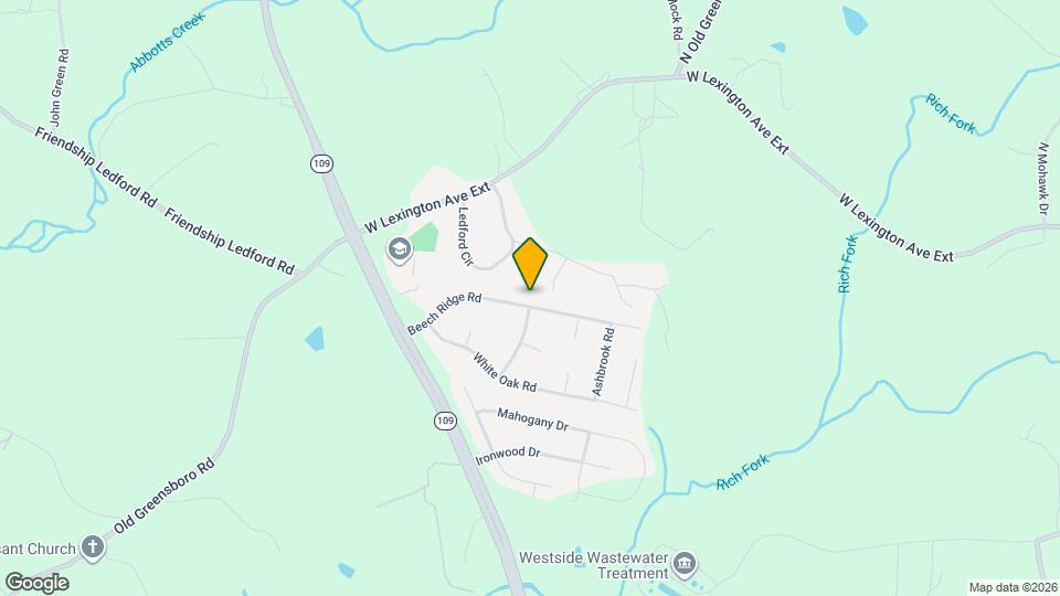 403 Beech Ridge Rd Map and Location Details