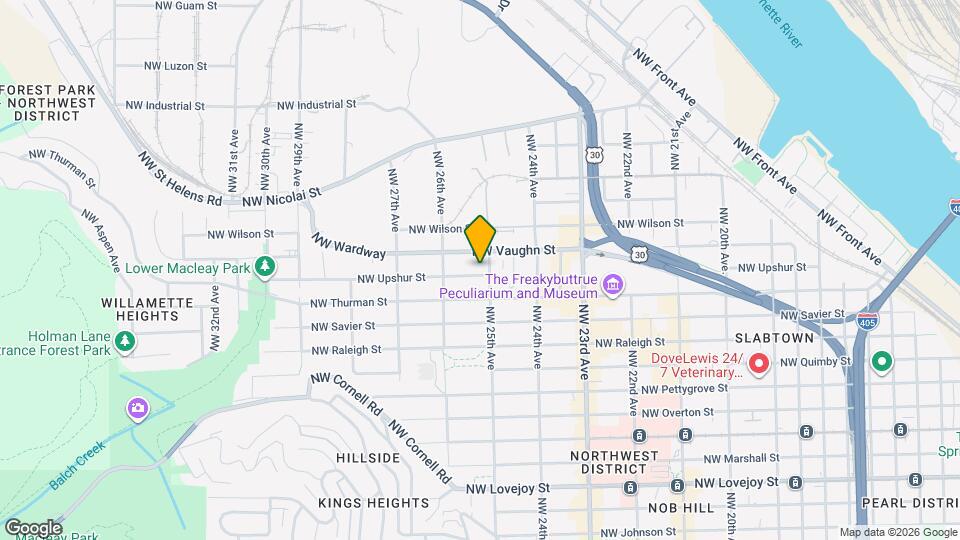 2515 NW Upshur St, Unit SI ID1611874P Map and Location Details