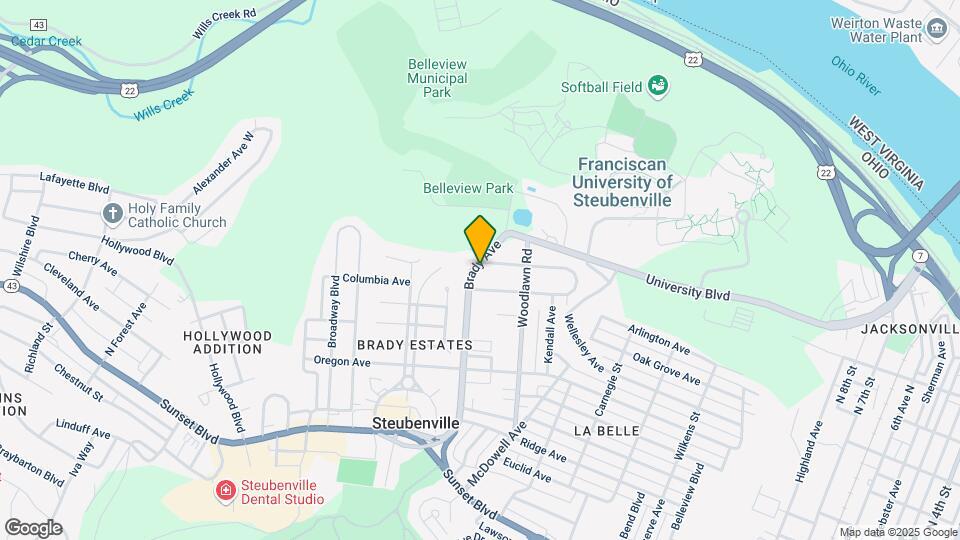 816 Brady Ave Mapa y Detalles de la Ubicación