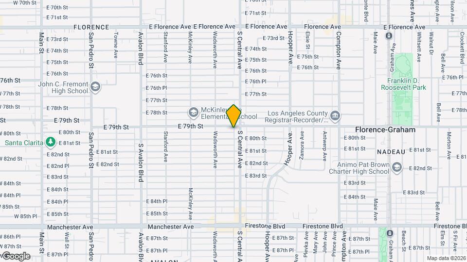 1018 E 79th St Map and Location Details