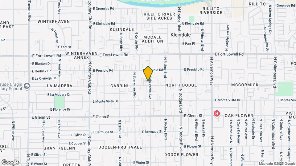 2997 N Palo Verde Ave Map and Location Details
