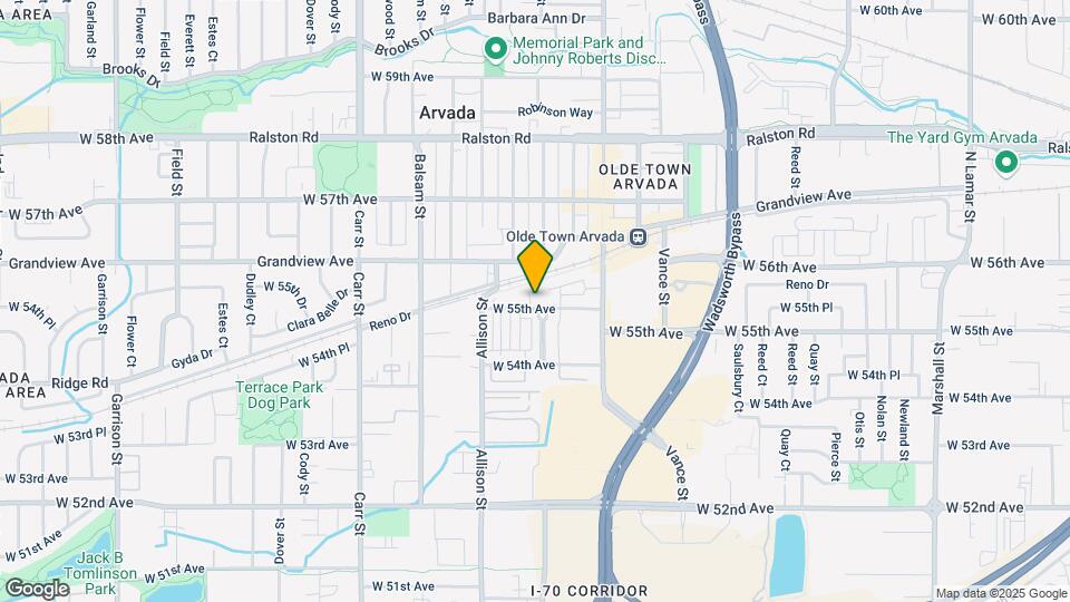 7851 W 55th Ave Mapa y Detalles de la Ubicación