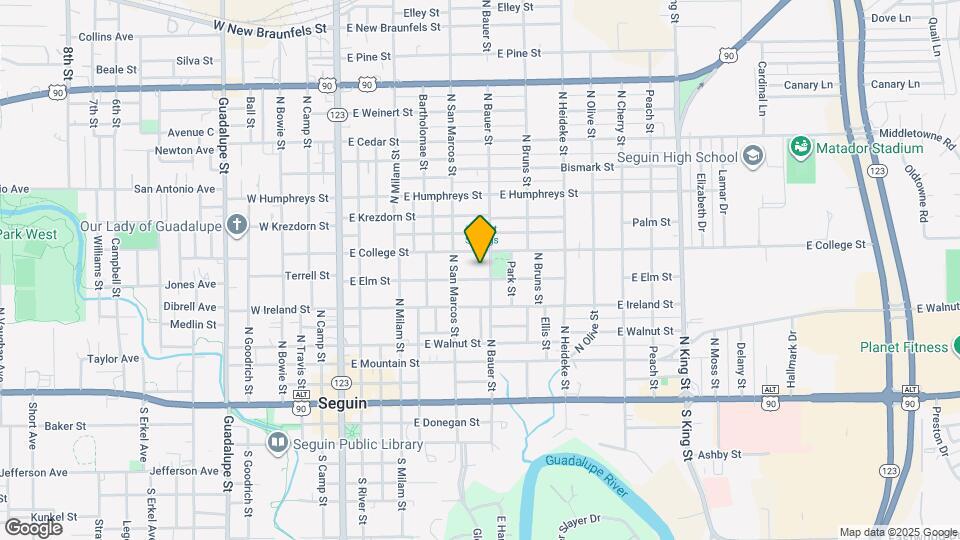 624 E Elm St Map and Location Details