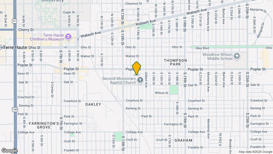 433 S 14th St Map and Location Details