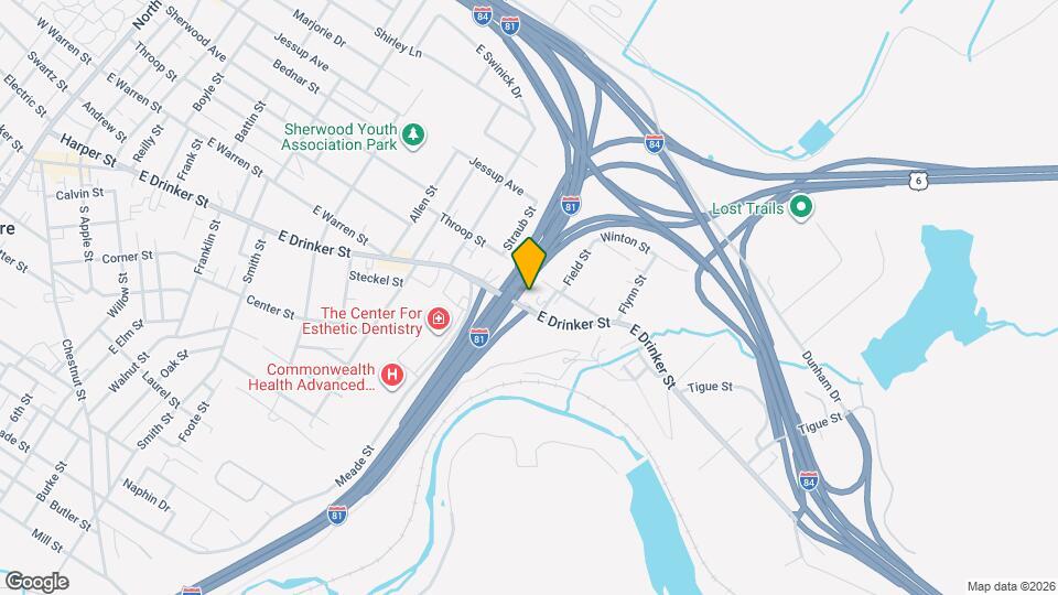 907 E Drinker St Map and Location Details