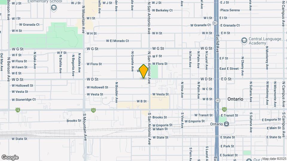 723-725 W D St Mapa y Detalles de la Ubicación