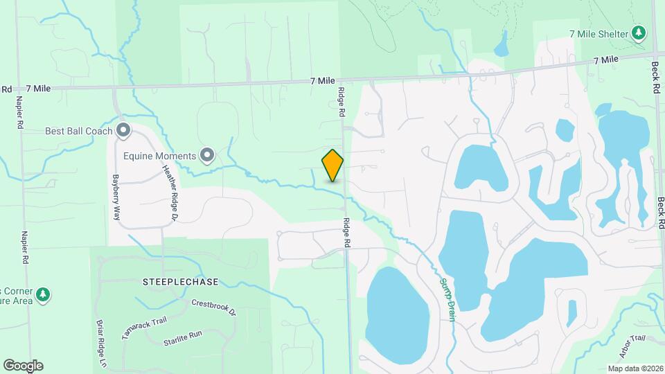 18485 Ridge Rd Map and Location Details