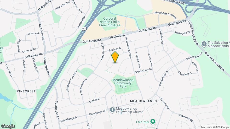 64 Springfield Blvd Map and Location Details
