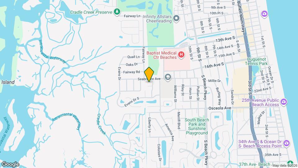 1649 Ocean Pond Ct Map and Location Details