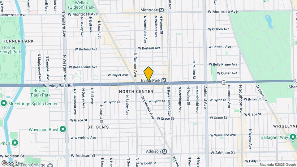 1915 W Irving Park Rd Map and Location Details
