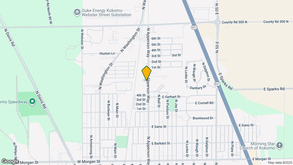 2635 N Apperson Way Map and Location Details
