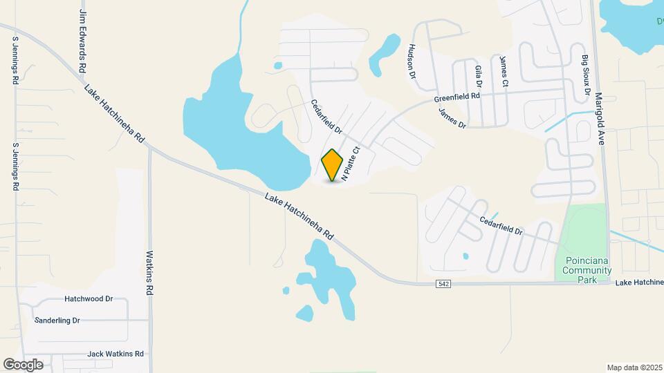 1293 N Platte Ct Map and Location Details