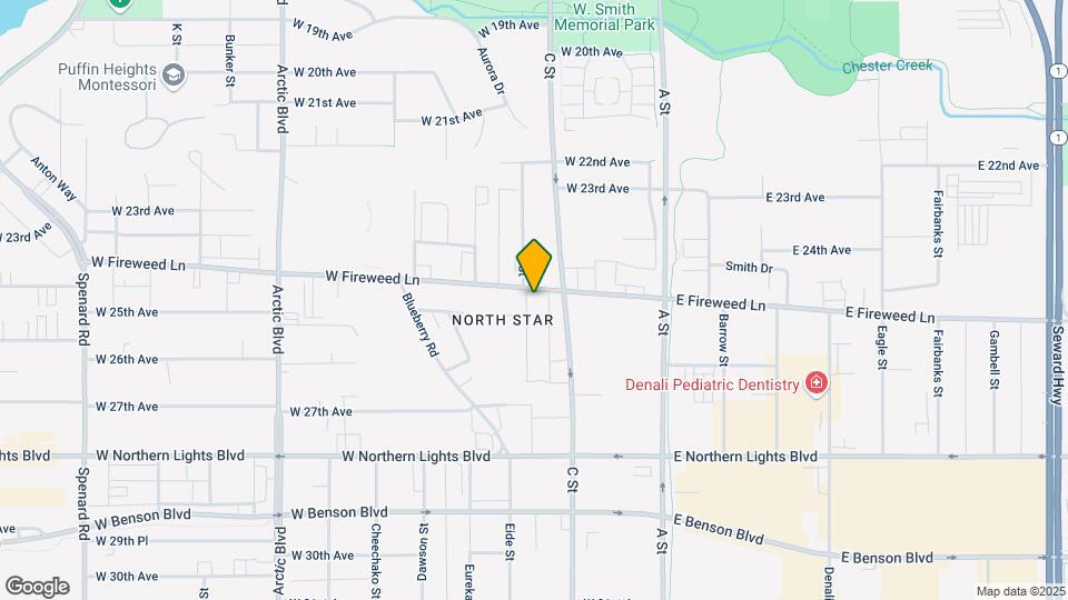 300 W Fireweed Ln Map and Location Details