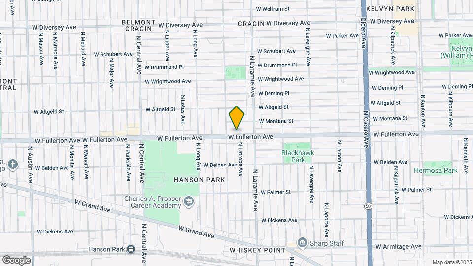5236 W Fullerton Ave, Unit 2 Map and Location Details