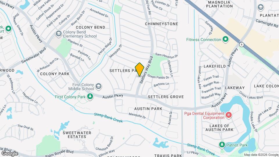 3118 Settlers Way Blvd Map and Location Details
