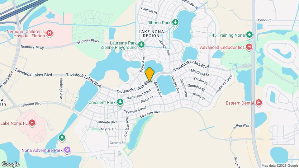 8706 Tavistock Lakes Blvd Map and Location Details