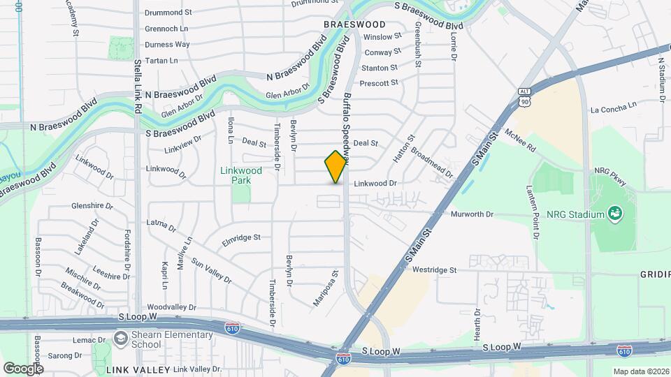 3411 Linkwood Dr Map and Location Details