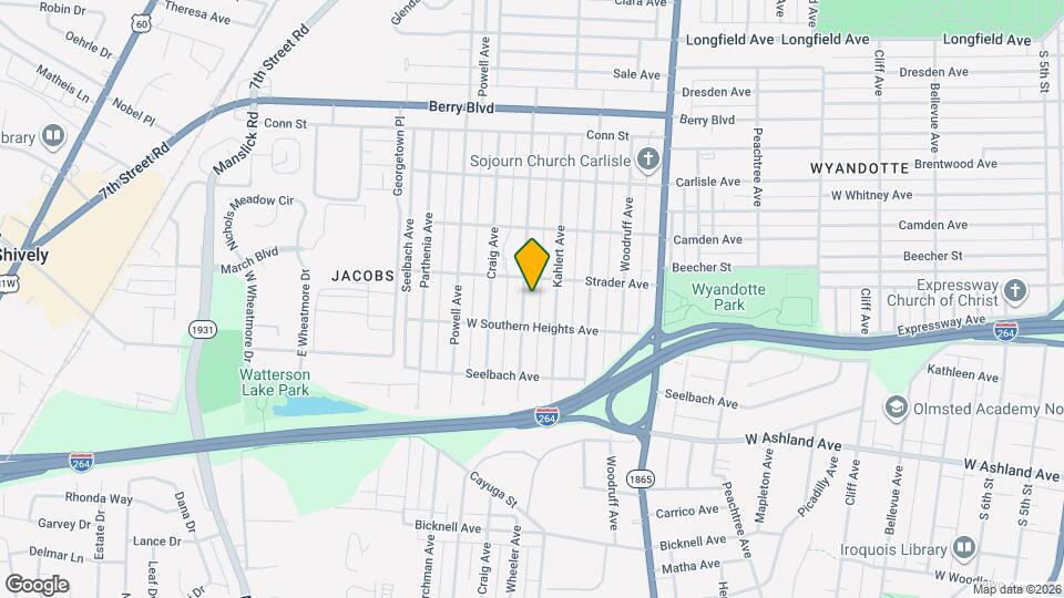 3717 Wheeler Ave Map and Location Details