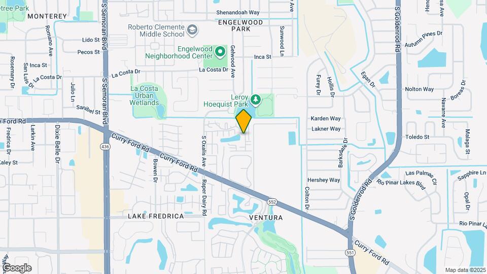 1736 Hidden Creek Blvd Map and Location Details