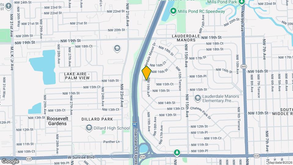 1517 NW 19th Ave Map and Location Details