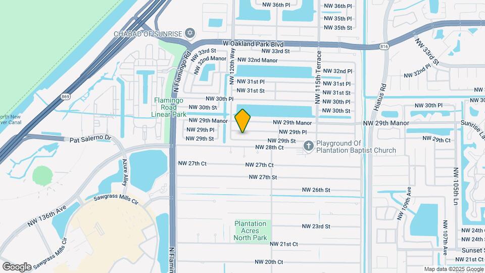12001 NW 29th St Map and Location Details
