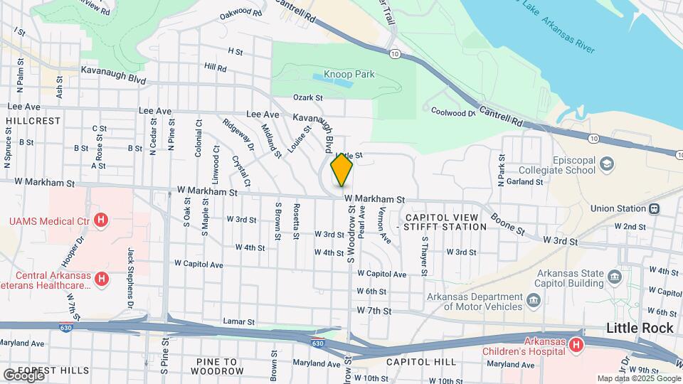 100 Kavanaugh Blvd Map and Location Details