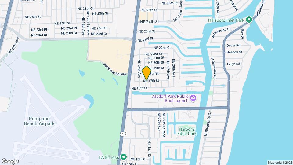 1690 NE 25th Ave Mapa y Detalles de la Ubicación