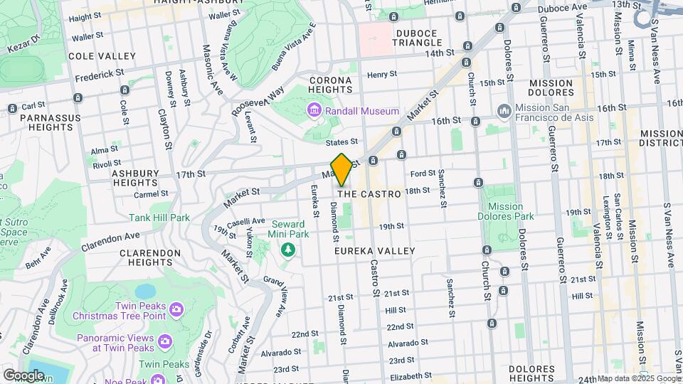 Castro Village Triplex Map and Location Details