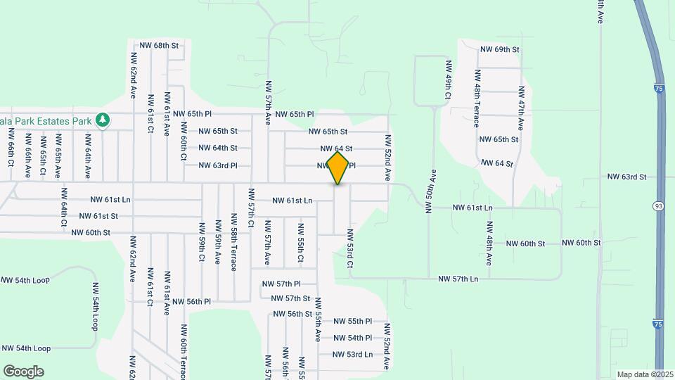 5400 NW 62nd Pl Map and Location Details