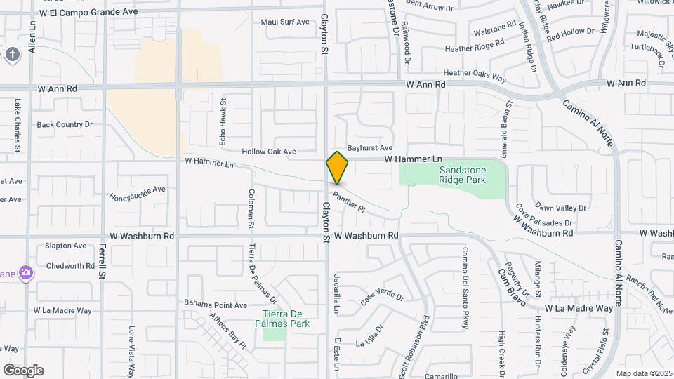 1938 Panther Pl Map and Location Details