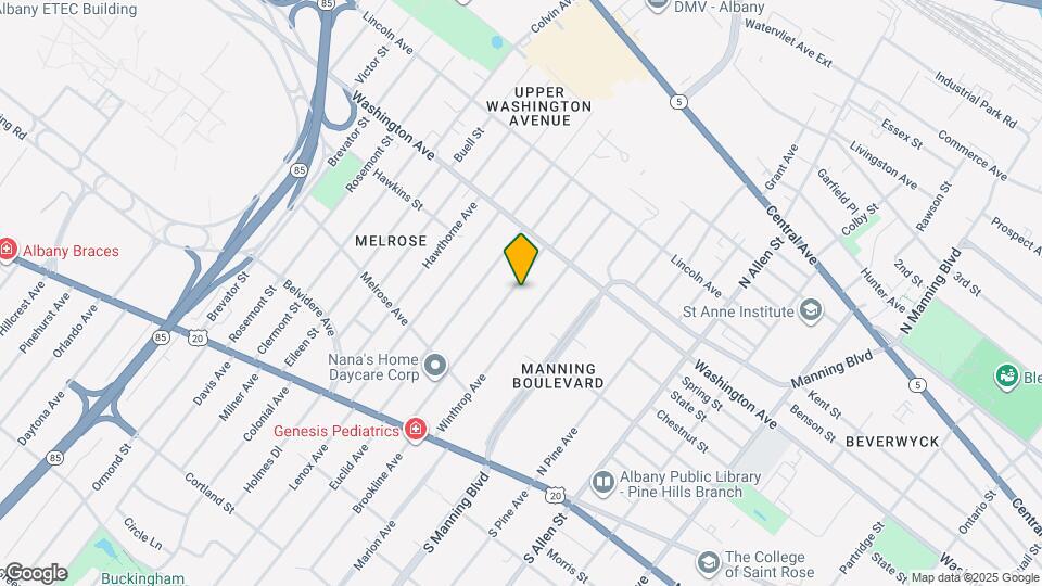 147 Homestead Ave Map and Location Details