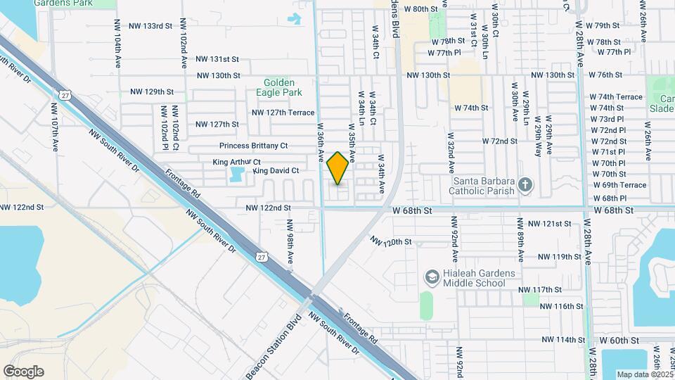 6843 W 36th Ave Map and Location Details