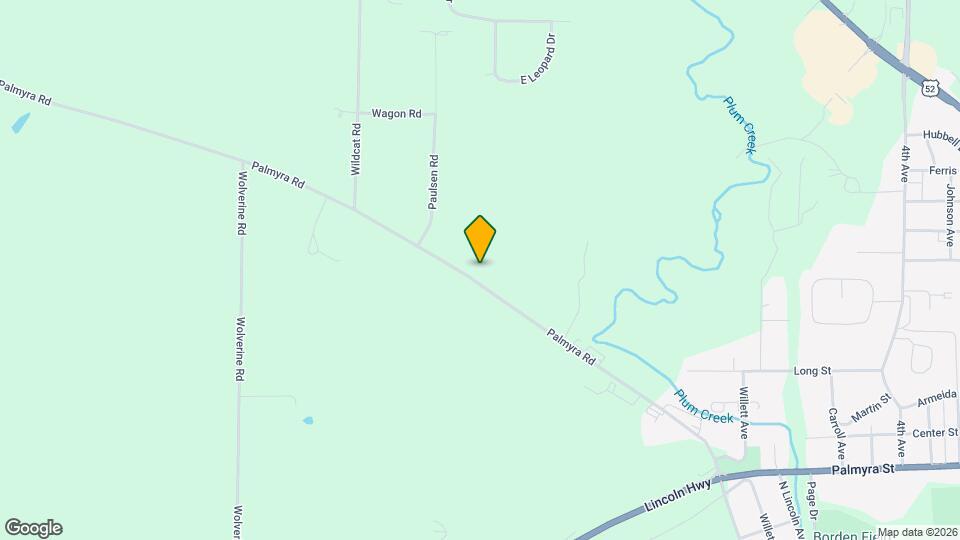 604 Palmyra Rd Map and Location Details