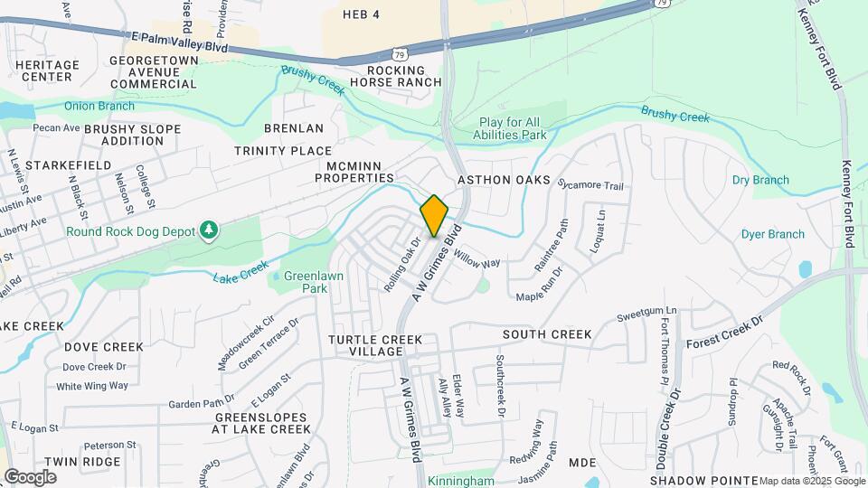 512 Lookout Tree Ln Map and Location Details