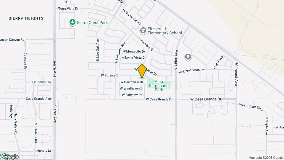 2530 W Dawnview Dr Map and Location Details