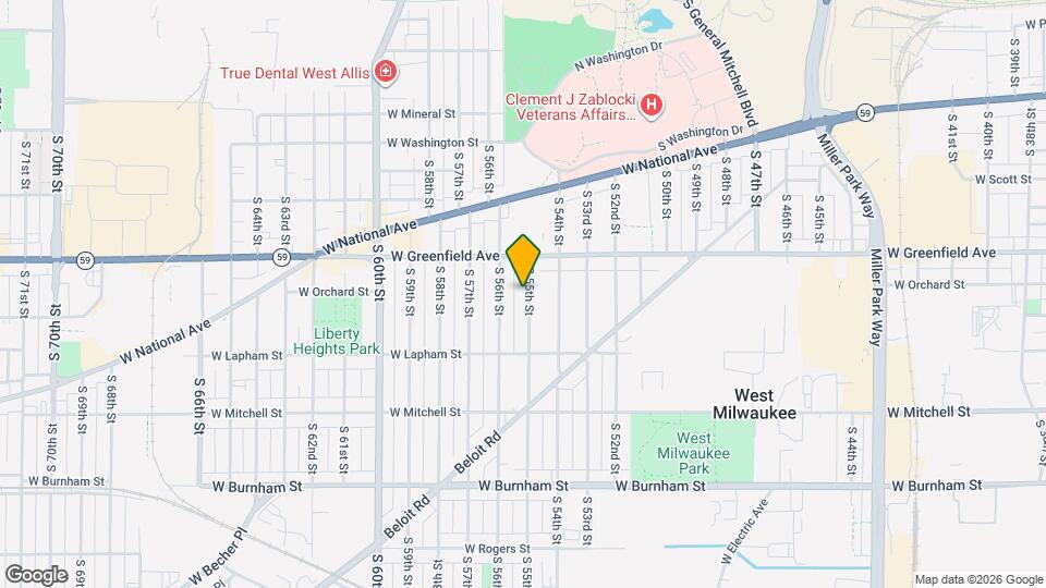 1451 S 55th St Map and Location Details