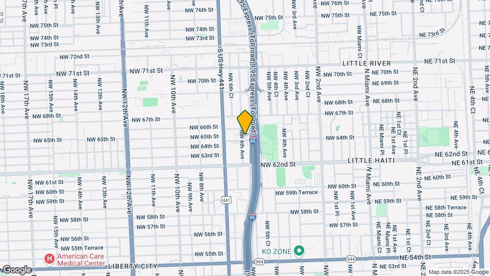 6415 NW 6th Ave Map and Location Details