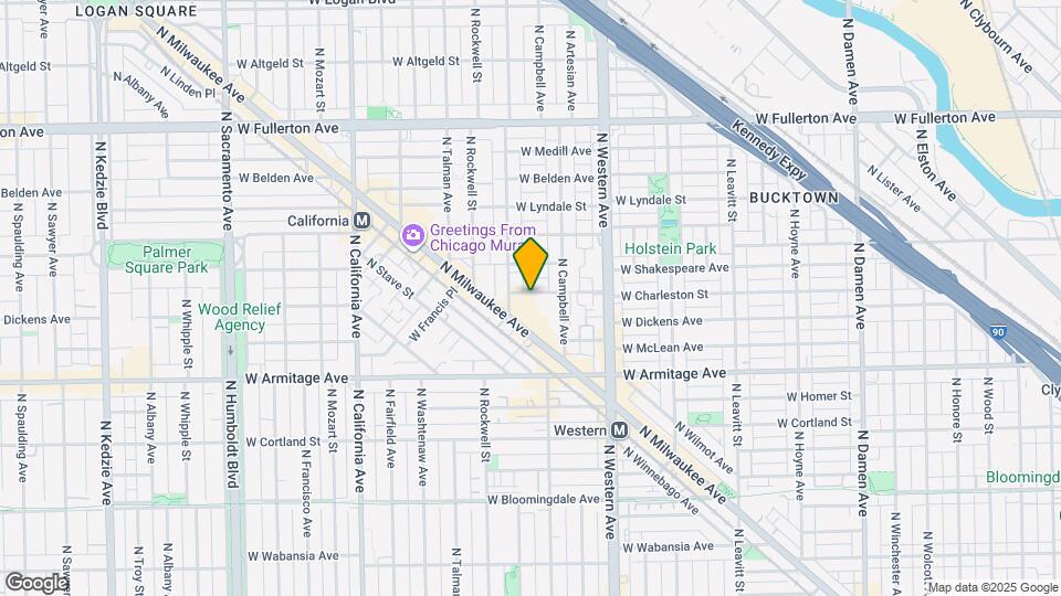 2531 W Charleston St Map and Location Details