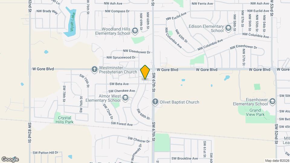 6707 SW Beta Ave Map and Location Details