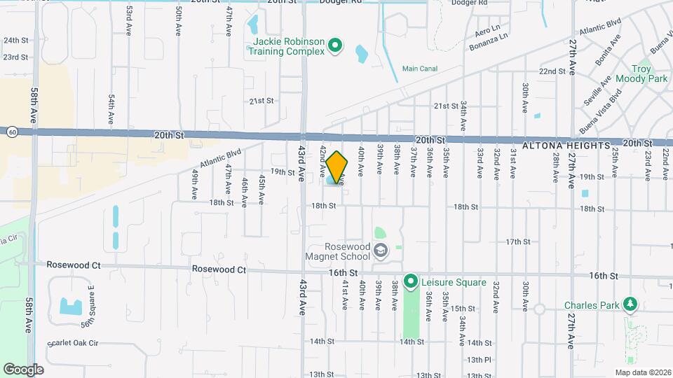 4107 18th Pl Map and Location Details