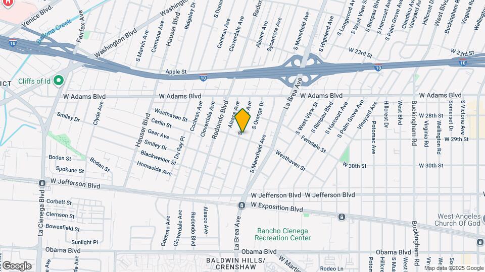 2754 S Sycamore Ave Map and Location Details