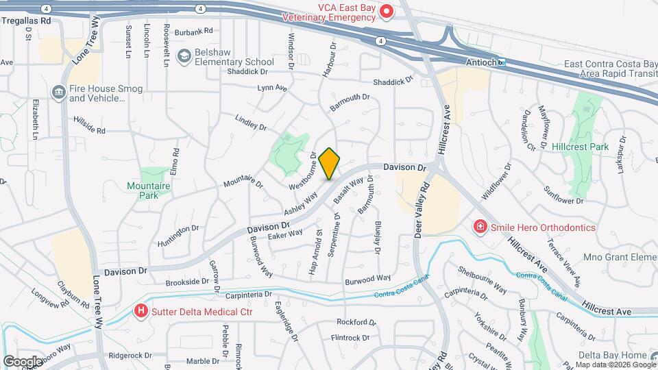 3122 Ashley Way Map and Location Details